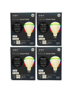 Paquete de 4 Bombillas Inteligentes LED GE BR30 10W Dimmables