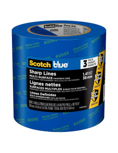 Cinta de Pintor ScotchBlue 3 Rollos 3.58 cm x 54.86 m Multi-Superficie