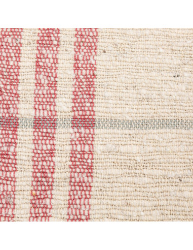 Cojín Lumbar Decorativo Creative Co-Op 61 cm Algodón Rojo Natural