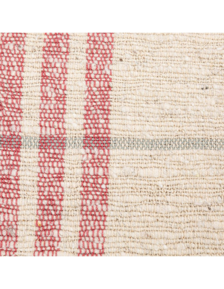 Cojín Lumbar Decorativo Creative Co-Op 61 cm Algodón Rojo Natural