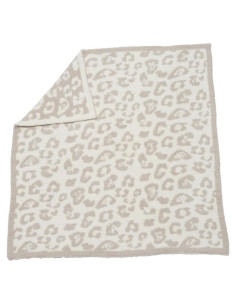 Manta para Bebé Barefoot Dreams CozyChic Animal Piedra/Crema