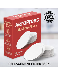 Filtros de Reemplazo AeroPress XL - 200 Micro-filtros de Papel 2