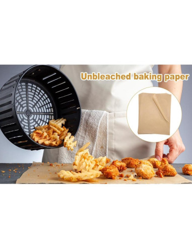 200 Hojas de Papel Pergamino Antiadherente FOXYAEO 30.5x40.6 cm