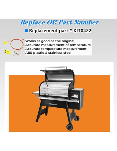Kit de Sonda Termopar Traeger KIT0422 para Parrillas D2 Pro e Ironwood