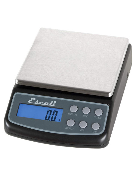 Balanza de Precisión Escali L600 - 600g, Pantalla LCD, Acero Inoxidable