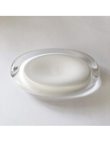 Plato de Jabón Umbra Gloss Blanco Acrílico Ovalado 15x10 cm
