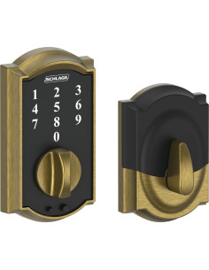 Cerradura Electrónica Sin Llave Schlage BE375 CAM 609 Bronce Antiguo 2