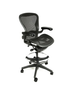 Taburete de Dibujo Herman Miller Aeron Tamaño B Ergonómico