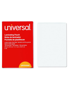 Bolsas de Laminado Transparentes Universal UNV84680 11.11x16.51 cm