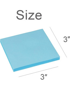 Paquete de 12 Notas Adhesivas Kozerite 7.62x7.62 cm Pastel 2