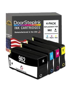 Cartucho Remanufacturado HP 962 Paquete de 4 Negro, Cian, Magenta, Amarillo