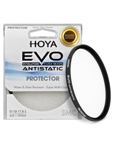 Filtro Antiestático Hoya EVO 55mm - Vidrio Óptico Premium