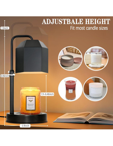 Lámpara Calentadora de Velas XJZJY con Temporizador y Regulador