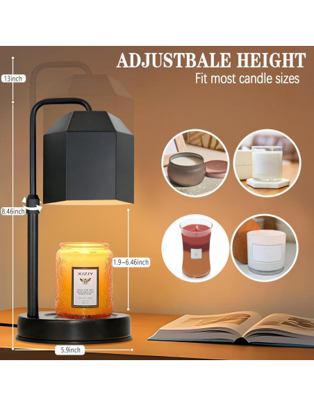 Lámpara Calentadora de Velas XJZJY con Temporizador y Regulador
