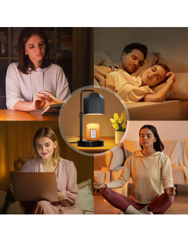 Lámpara Calentadora de Velas XJZJY con Temporizador y Regulador