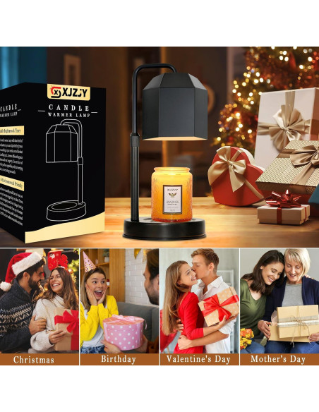 Lámpara Calentadora de Velas XJZJY con Temporizador y Regulador