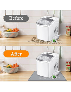 Alfombrilla de Silicona Antideslizante TOHONFOO para Máquina de Hielo 48x30cm 2