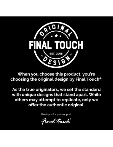 Decantador Aerador de Vino Final Touch 375ml - Vidrio y Acero Inoxidable