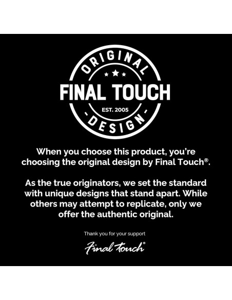 Decantador Aerador de Vino Final Touch 375ml - Vidrio y Acero Inoxidable