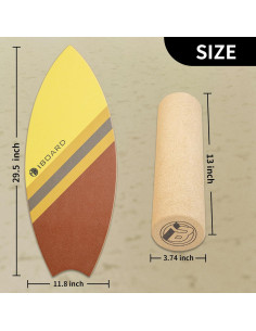 Tabla de Equilibrio iBoard Premium 74.93x29.97cm Antideslizante 2
