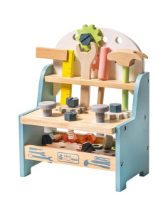 Juego de Herramientas de Madera ROBUD para Niños 3 Años 2