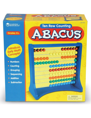 Ábaco de Diez Filas STEMfinity LER1323 para Niños 5+
