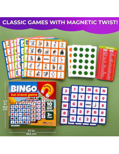 Juego de Bingo Magnético QUOKKA para Niños 3 a 8 Años 2