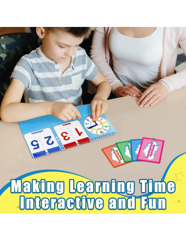 Reloj de Aprendizaje Torlam Colorido Analógico y Digital 30.5 cm