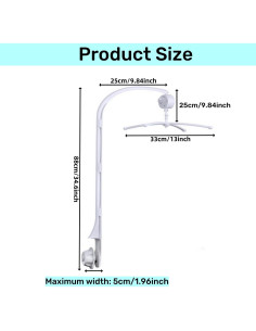 Soporte de Campana de Cuna Sweetfamily 86 cm con Caja Musical 2