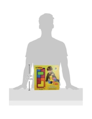 Bloques Sensoriales de Espuma Suave Edushape 18 Piezas