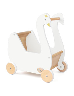 Carrito de Muñecas de Madera Pillowhale Cisne 2.25 kg