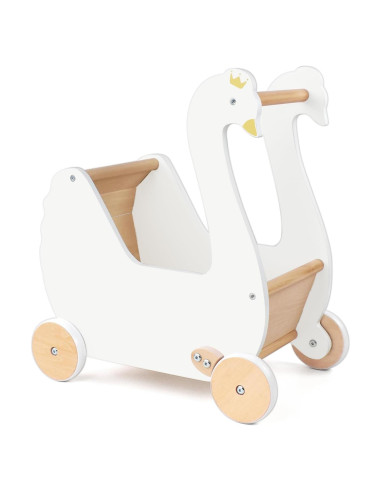 Carrito de Muñecas de Madera Pillowhale Cisne 2.25 kg