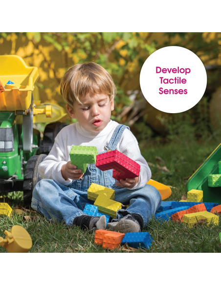 Bloques Sensoriales de Espuma Suave Edushape 18 Piezas