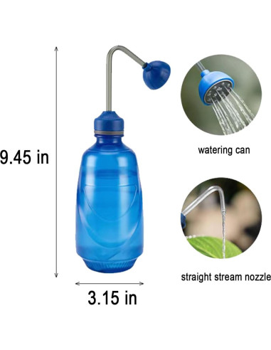 Mini Regadera BESSILY Azul 0.45L para Plantas de Interior