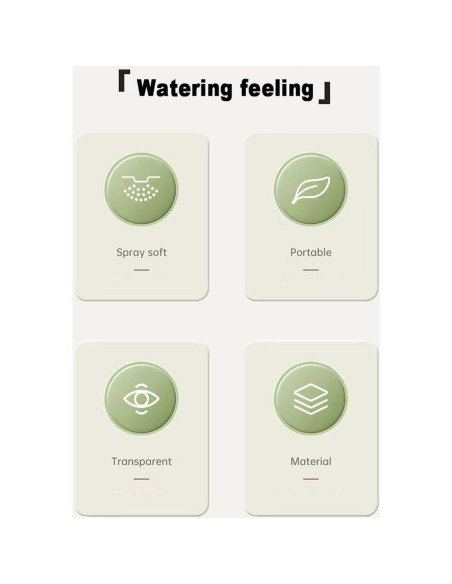 Mini Regadera BESSILY Azul 0.45L para Plantas de Interior