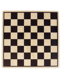 Tablero de Damas y Ajedrez de Madera Maple Landmark 38.1 cm