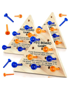 Juego de Mesa Educativo Gejoy de Clavos Triangulares - 6 Paquetes