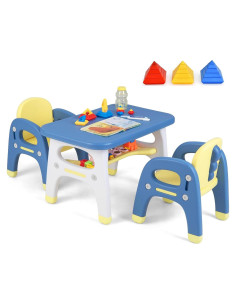 Conjunto de Mesa y Sillas Dinosaurio Costzon para Niños