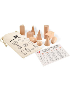Juego de Adivinanza de Formas 3D BOHS + Escalera Montessori 2