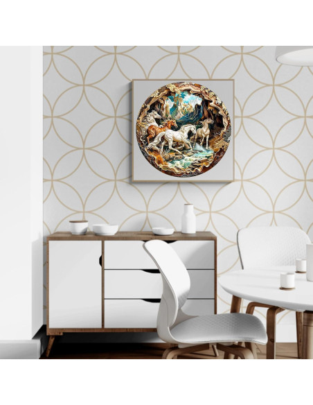 Rompecabezas de Madera 3D Caballo DOCRAGI - 200 Piezas