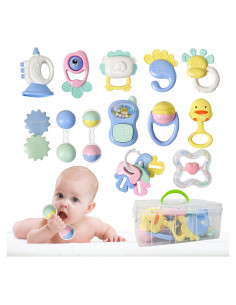 Set de 13 Sonajeros para Bebés Cuterabit - Juguetes Dentición