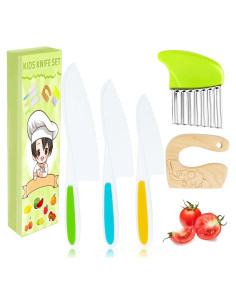 Juego de cuchillos para niños HKKDKTA 5 piezas seguros