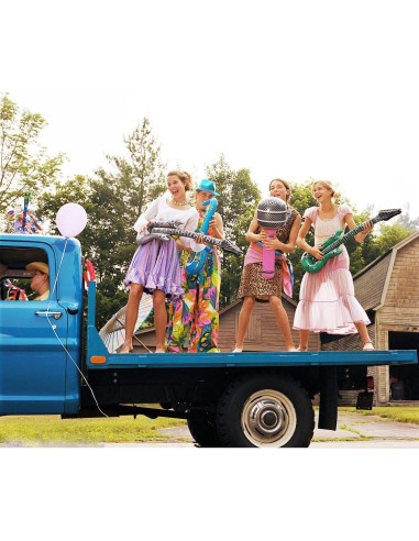 Guitarra Inflable Rock Star Decora 89 cm Colores Variados