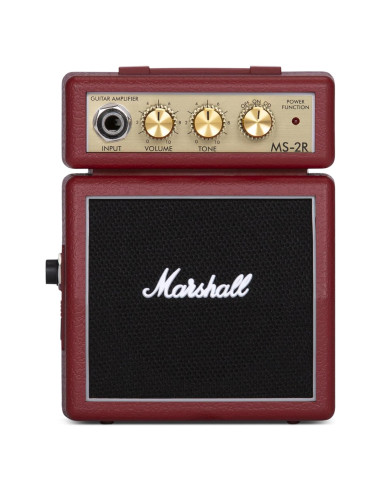 Amplificador de guitarra Marshall Mini Stack MS-2R 1W Rojo