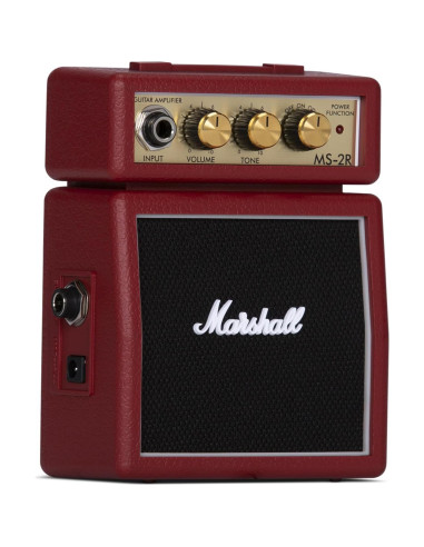 Amplificador de guitarra Marshall Mini Stack MS-2R 1W Rojo