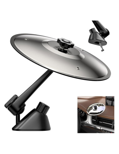 Mini Platillo de Percusión para Coche BP-01 Plata - Gadget Musical