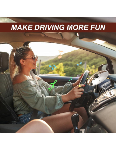 Mini Platillo de Percusión para Coche BP-01 Plata - Gadget Musical