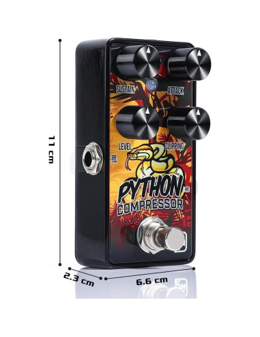 Pedal Compresor Analógico Mini Caline G012 para Guitarra