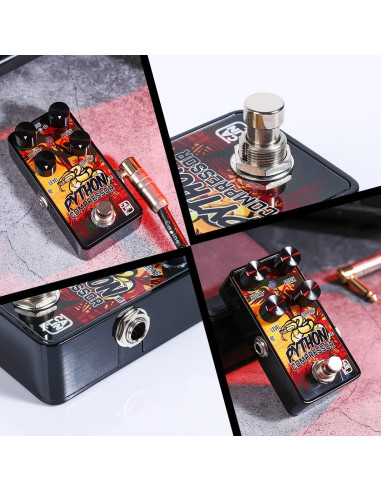 Pedal Compresor Analógico Mini Caline G012 para Guitarra