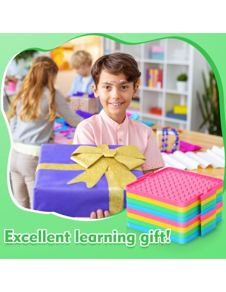 Tableros Geométricos Matemáticos Lenwen 40 Pcs 16x16 cm